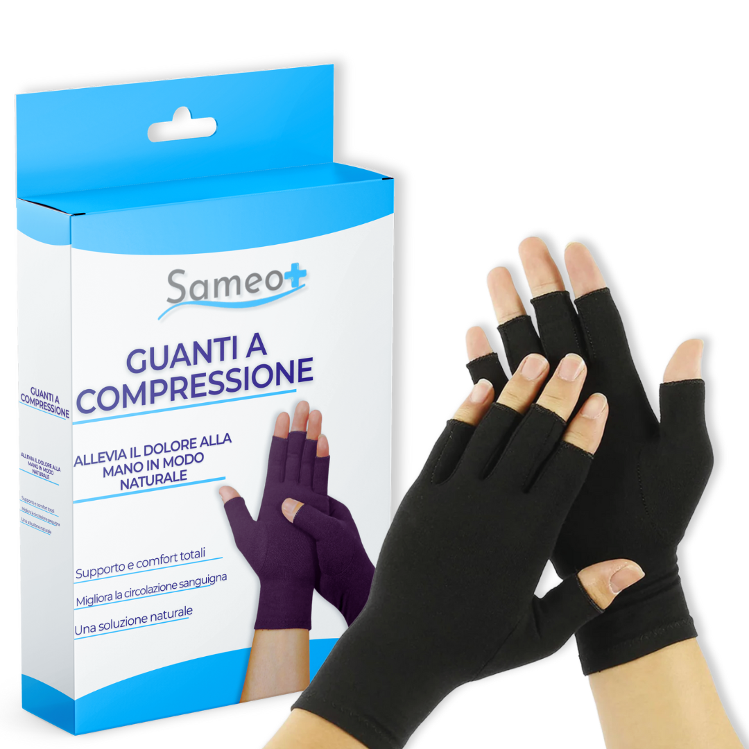 Guanti a compressione anti-dolore - Nero | Sameo™-Sameo IT